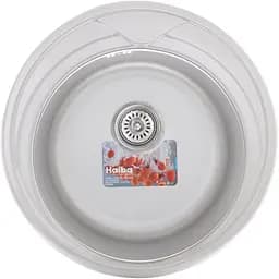Мойка кухонная HAIBA 510 satin (HB0654)
