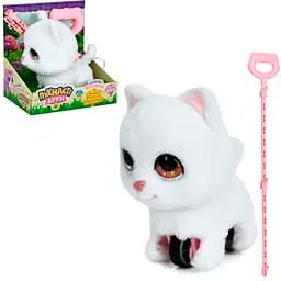 Кошка-каталка Limo Toy на пальце 65 см, музыка на украинском языке, песня, звук, плюш M6248IUA