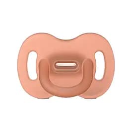 Пустушка силіконова Suavinex, фізіологічна, 6-18 міс., помаранчева (307278)