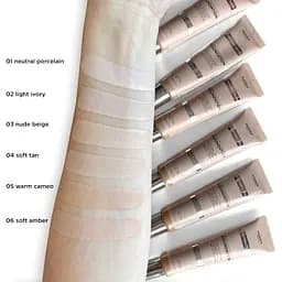 Тональна основа-тінт Parisa Hydro Skin Tint Foundation PHF-06 №02 Light ivory 30 мл - мініатюра 3