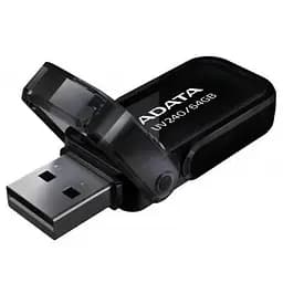 USB флеш накопичувач ADATA 64GB UV240 Black USB 2.0 (AUV240-64G-RBK) - мініатюра 2