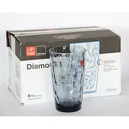 Набір склянок Bormioli Rocco Diamond cooler Ocean blue 470 мл 6 шт. (350260M0) - мініатюра 2