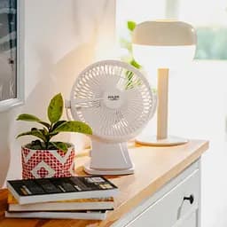 Вентилятор AdlerAD 7342 white настільний/ акумуляторний/ 5Вт/ D=15.5см/ USB-C/ білий - мініатюра 8