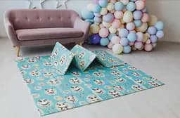Дитячий двосторонній складаний килимок Poppet Пригоди ведмедиків і Танець панд, 200х180 см (PP003-200) - мініатюра 6