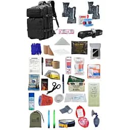 Укомплектований медичний тактичний рюкзак №3 Rescue Ready сірий