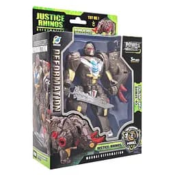 Дитячий робот-трансформер Justice Rhinos 168-82Brown робот-носоріг
