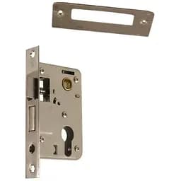 Замок врізний дверний механізм під циліндр FZB 50 мм 10-45 CP