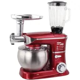 Кухонная машина комбайн Zepline ZP-072, 6 режимов 4200Вт Красный