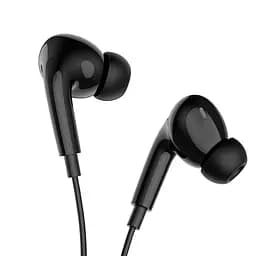Навушники BOROFONE BM100 Pro Fuente universal earphones with microphone Black