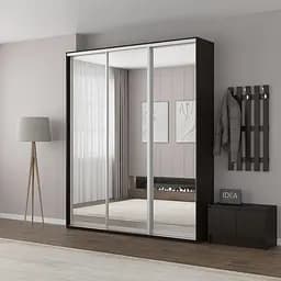 Шафа-купе Idea серія 2 200 x 45 x 240 см Венге темний Дзеркало