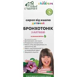 Сироп от кашля Ключи здоровья Бронхотоник с алтейкой детский 100 мл