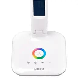 Лампа настільна LED Videx TF05W-RGB White 7 Вт 3000K/4100K/5500K 300 лм сенсорне керування LCD дисплей (VL-TF05W-RGB)  - мініатюра 5