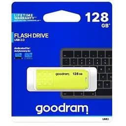 USB флеш накопичувач Goodram 128GB UME2 Yellow USB 2.0 (UME2-1280Y0R11) - мініатюра 3