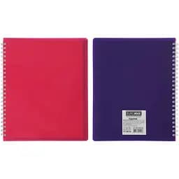 Зошит Buromax Fuchsia на пружині В5, 96 аркушів рожевий з фіолетовим (BM.2464-84) - мініатюра 4
