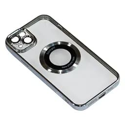 Магнитный чехол XON PhoneCase Magnetic для iPhone 14 Plus (PCMC1114200G 8055) Серый/Прозрачный