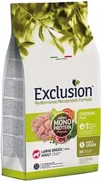Сухой корм Exclusion Noble Grain Adult Chicken Large Breed с курицей для взрослых собак крупных пород 12 кг