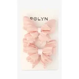 Заколки для девочки Polin 2 шт 4048A-10 Пудровый