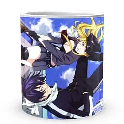 Кухоль GeekLand Noragami Бездомний Бог Ято, Бісямон, Хійорі летять з хмарочосів NRG 02.004 330 мл білий - мініатюра 2