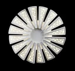 Люстра стельова LED Splendid Ray LK36266/16, 196W, білий, регульована яскравість, сучасний стиль