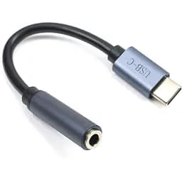 Адаптер Cabletime USB Type-C (M) - AUX 3.5 мм (F)