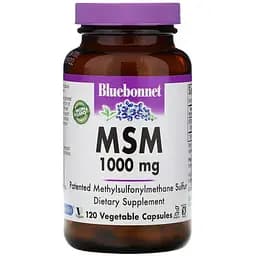 МСМ Bluebonnet Nutrition 1000 мг 120 вегетарианских капсул