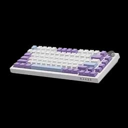Ігрова механічна клавіатура Ajazz Ak820 / Дротове підключення / Sea Salt Switch / White Purple - мініатюра 2