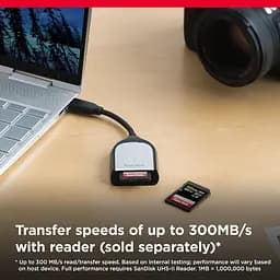 SanDisk Карта пам'яті SD 256GB C10 UHS-II U3 R300/W300MB/s Extreme Pro V90 - мініатюра 4