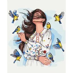 Картина по номерам Brushme Поет ветер © Alla Berezovska 40x50 см