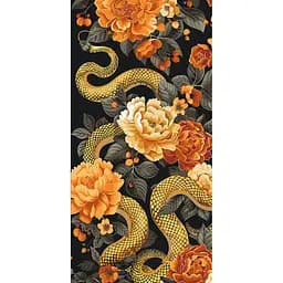 Картина за номерами Золота змія Art Craft 11595-AC з металізованими фарбами 40х80 см