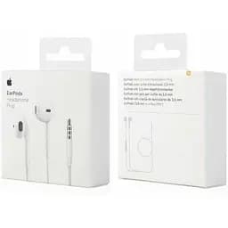 Навушники Apple EarPods Headphone Plug MNHF2ZM/A (Box, 1:1 Original) - мініатюра 3