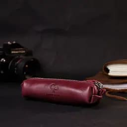 Жіноча шкіряна ключниця GRANDE PELLE 14х3х4 см acs0028319 - мініатюра 5