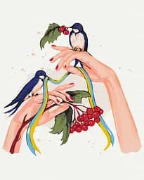 Картина по номерам на подрамнике Brushme В руках надежда Alla Berezovska