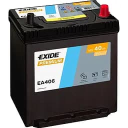 Акумулятор Exide Premium 40Ah ASIA Ев (-/+) (350EN) (187х127х225) EA406