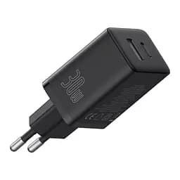 Блок живлення зарядний адаптер Baseus Cube Fast Charger 2 порти C + U 30 W (P10111404113-00) чорний