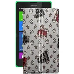 Чохол StatusCASE з екошкіри для планшету Nokia XL Луі-Вітон-білий