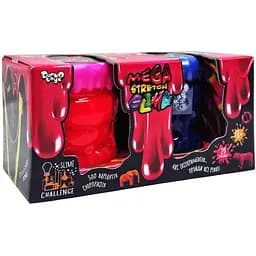 Вязкая масса Danko Toys Mega Stretch Slime SLM-11-02U 2 банки Вид 4