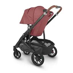 Прогулянкова коляска Uppababy Cruz V2 - Lucy + люлька Uppababy Carrycot Lucy Rosewood Melange Carbon Frame - мініатюра 9