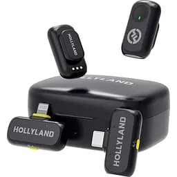 Мікрофонна радіосистема Hollyland LARK A1 Combo 2TX + RX/Lightning + RX/USB-C Space Gray [164071]