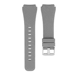 Ремінець для Samsung Galaxy Watch 4 44mm - сірий ширина кріплення 20мм розмір L силікон Watchbands Gear (WB00S4GEAR3W444) - мініатюра 2