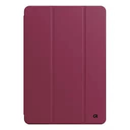 Чохол-книжка для планшета Xiaomi Redmi Pad 2 Pro, Smart Fold Pen, бордовий, 12.1 дюймів, з екошкіри + TPU, з магнітною застібкою, підставкою, тримачем під стилус, протиударний, з функцією Wake/Sleep, ArmorStandart (ARM89205)