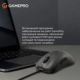 Миша GamePro GM690D Black/Orange [126086] - мініатюра 9