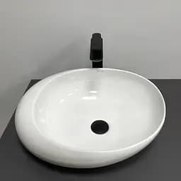 Умивальник VBI Riccia білий накладний VBI-017200, Білий