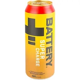 Напій енергетичний Battery Super charge безалкогольний сильногазований 480мл