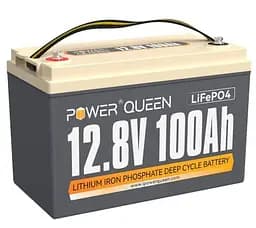 Акумуляторна батарея для ДБЖ Power Queen LiFePO4 12.8 V / 100 А*ч (PowerQueen-128V100Ah-H19)