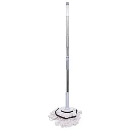 Швабра для мытья пола Household HP-35015-15 с круглой насадкой 135 см Голубой 