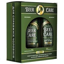 Набір Beer Care: Гель для душу Хміль 3 в 1 400 мл + Шампунь-кондиціонер Хміль 400 мл