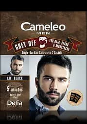Краска для бороды да усов Delia Cosmetics Cameleo Grey Off 4.0 средне-коричневый