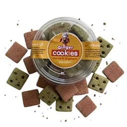 Лакомство для собак Печенье Ginger Cookies Carrot&Shpinach 135 г 