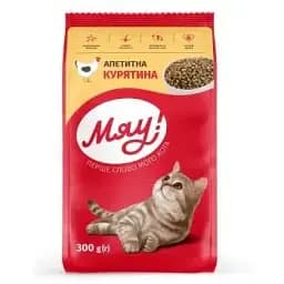 Сухой корм для кошек Мяу! с курицей 300 г (4820215364553)