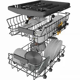 Вбудована посудомийна машина Whirlpool WH4ID10CS60 з трьома кошиками - мініатюра 5